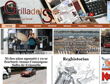 Tablet Screenshot of lagrilladelsur.com
